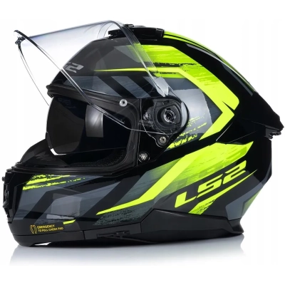 Kask LS2 FF808 Stream II Fury Black h-v yel